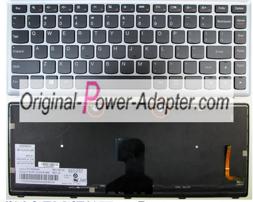 NEW Lenovo Z400 Z400T Z400A laptop keyboard with backlit silver